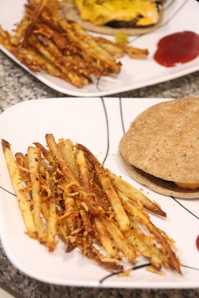 Baked Parmesan French Fries Rainstorms and Love Notes